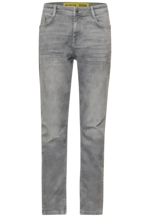 Regular Fit Jeans - clear grey random wash