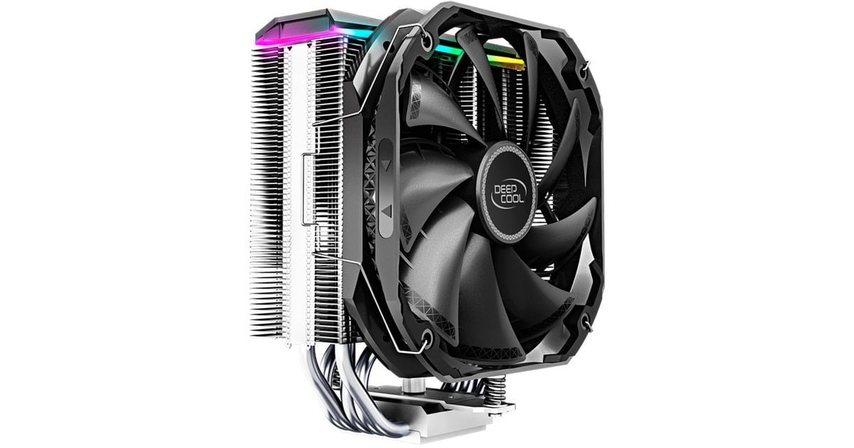 DeepCoolAS500 RGB CPU-koeler  (4-pins PWM fan-connector)