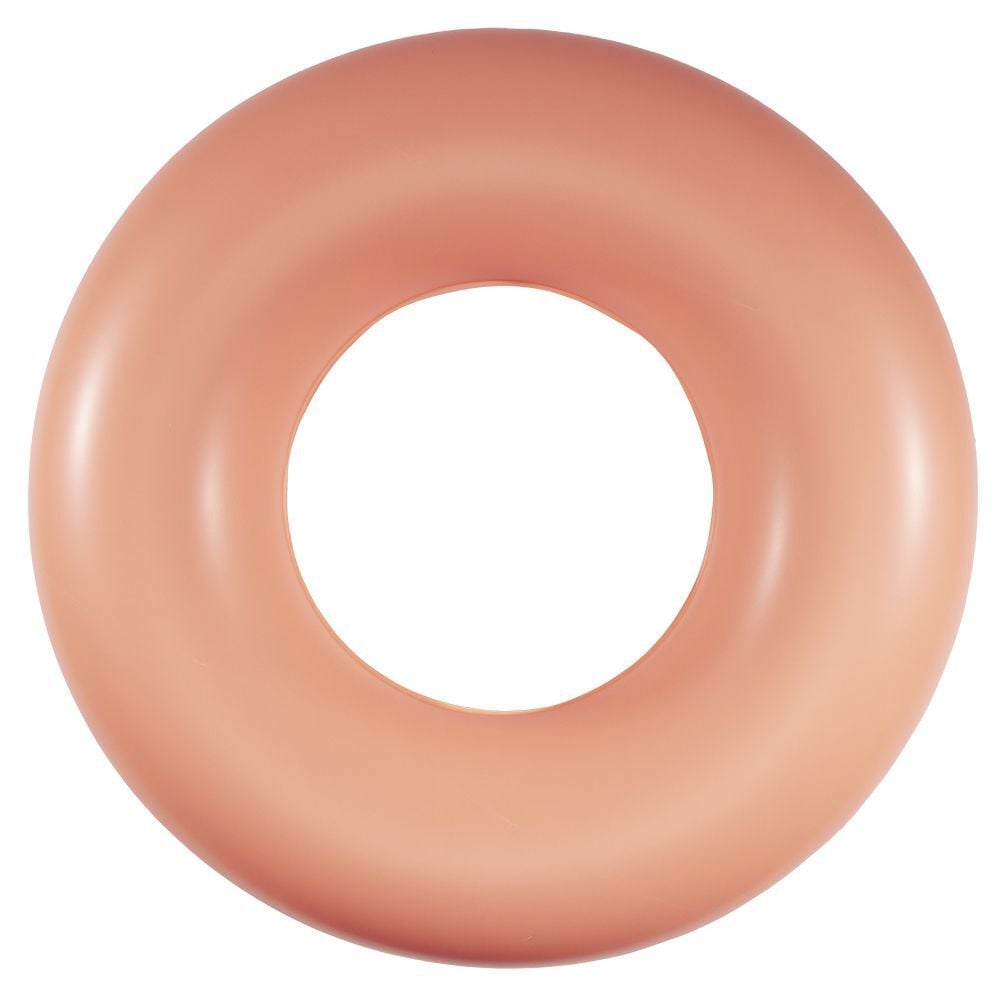 Bouée gonflable ronde Funky rose ou verte Ø60cm