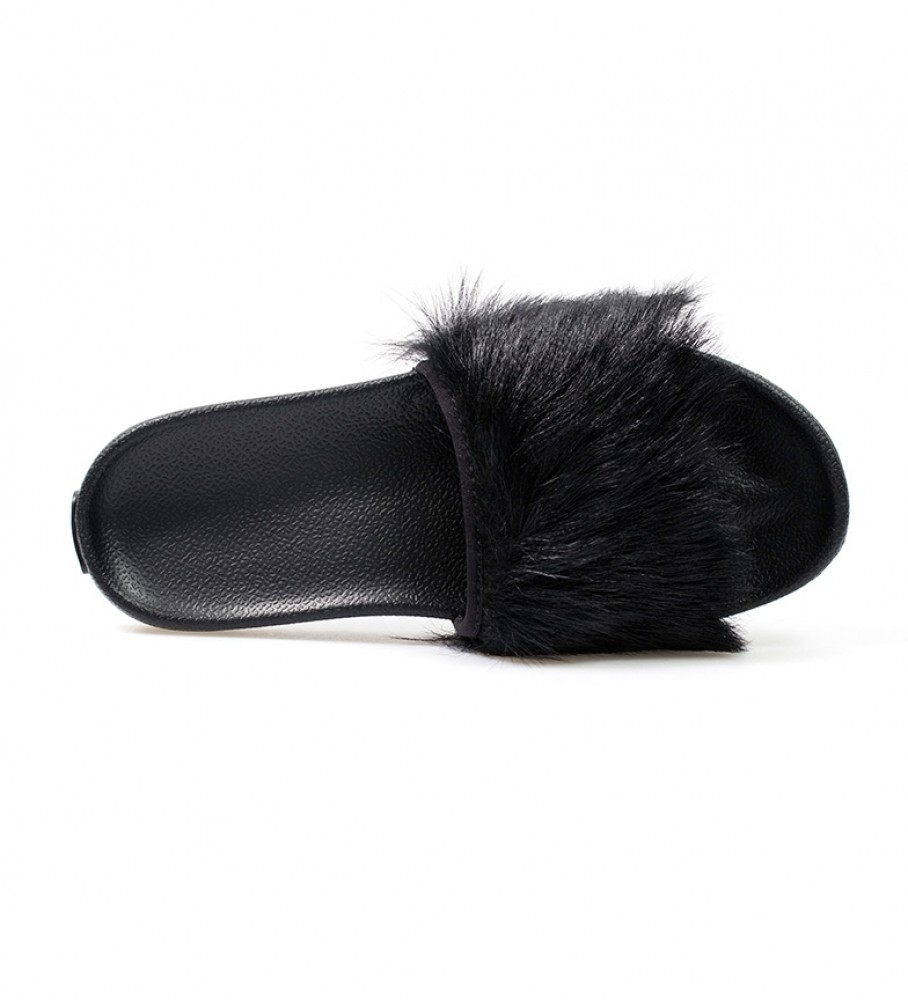 Sandálias UGG Royale de couro preto