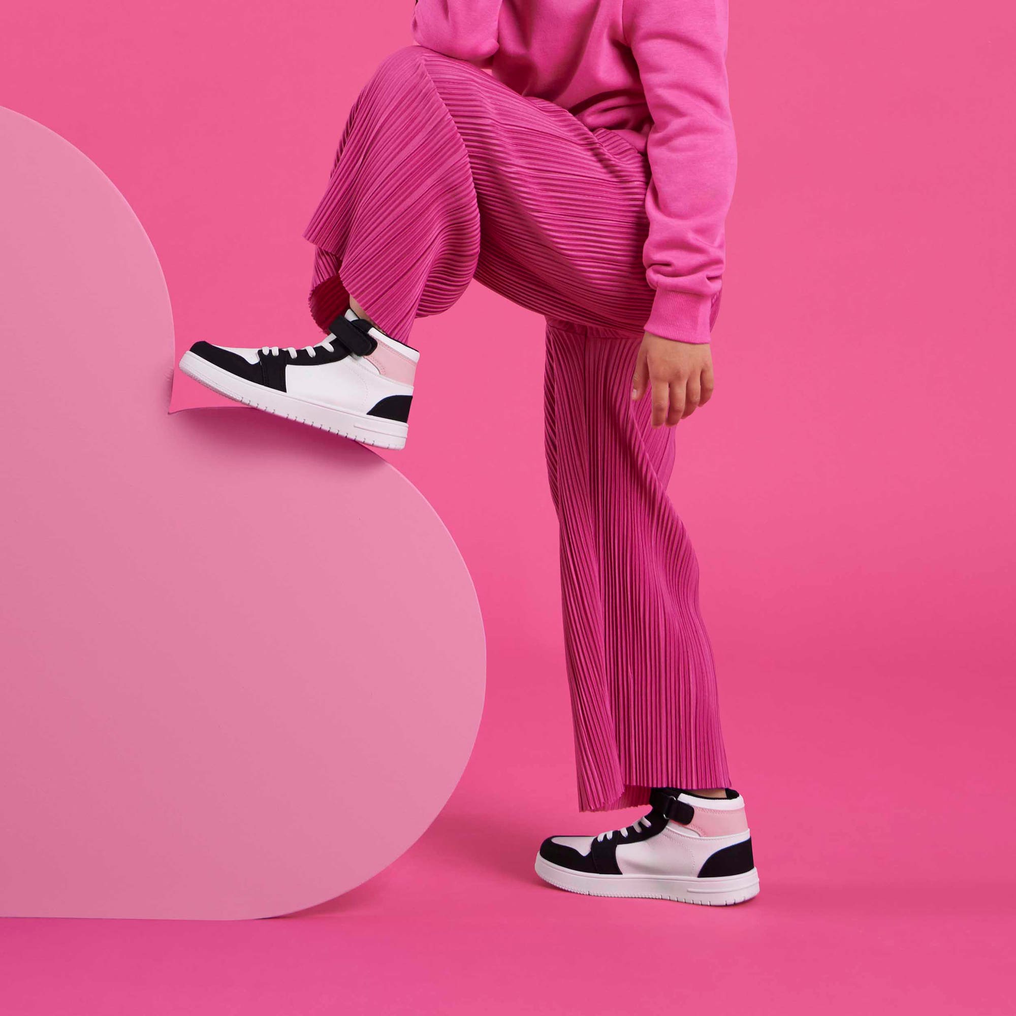 Baskets hautes Fille noir