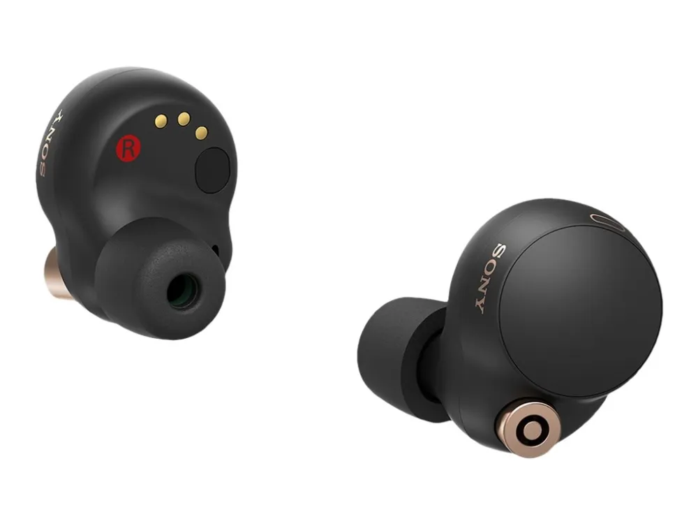 [OUTLET] - Sony WF-1000XM4 - Ægte trådløse øretelefoner med mik. - i øret - Bluetooth - aktiv støjfjerning - sort