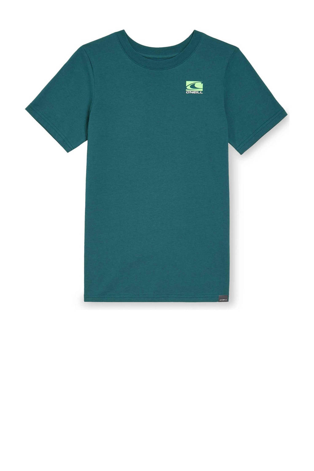 O'Neill T-shirt met backprint groen