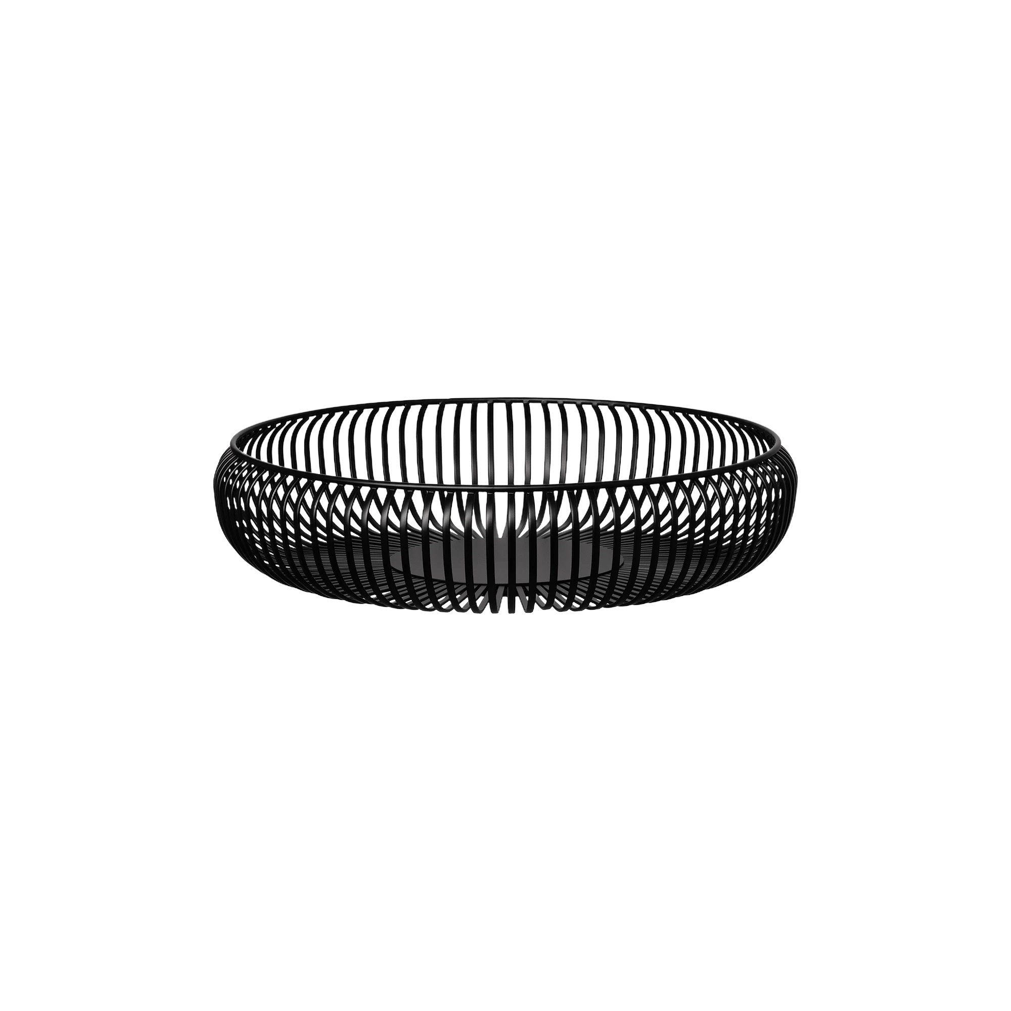 Lito Schaal Black Large | Zwart | Staal