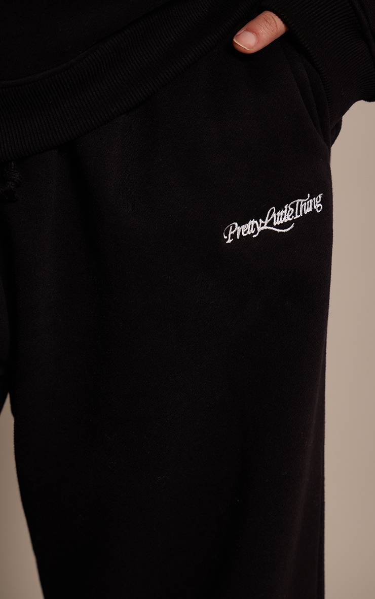 Noir Jogging PrettyLittleThing Plus Basic