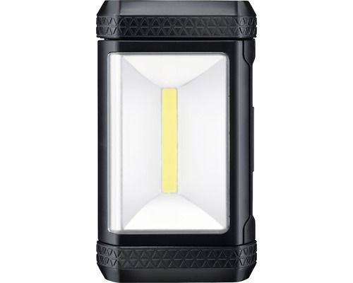 Varta LED werklamp/zaklamp, 22 m lichtbereik, COB LED, incl. 3x AA batterijen, IP54, WORK FLEX AREA LIGHT, zwart
