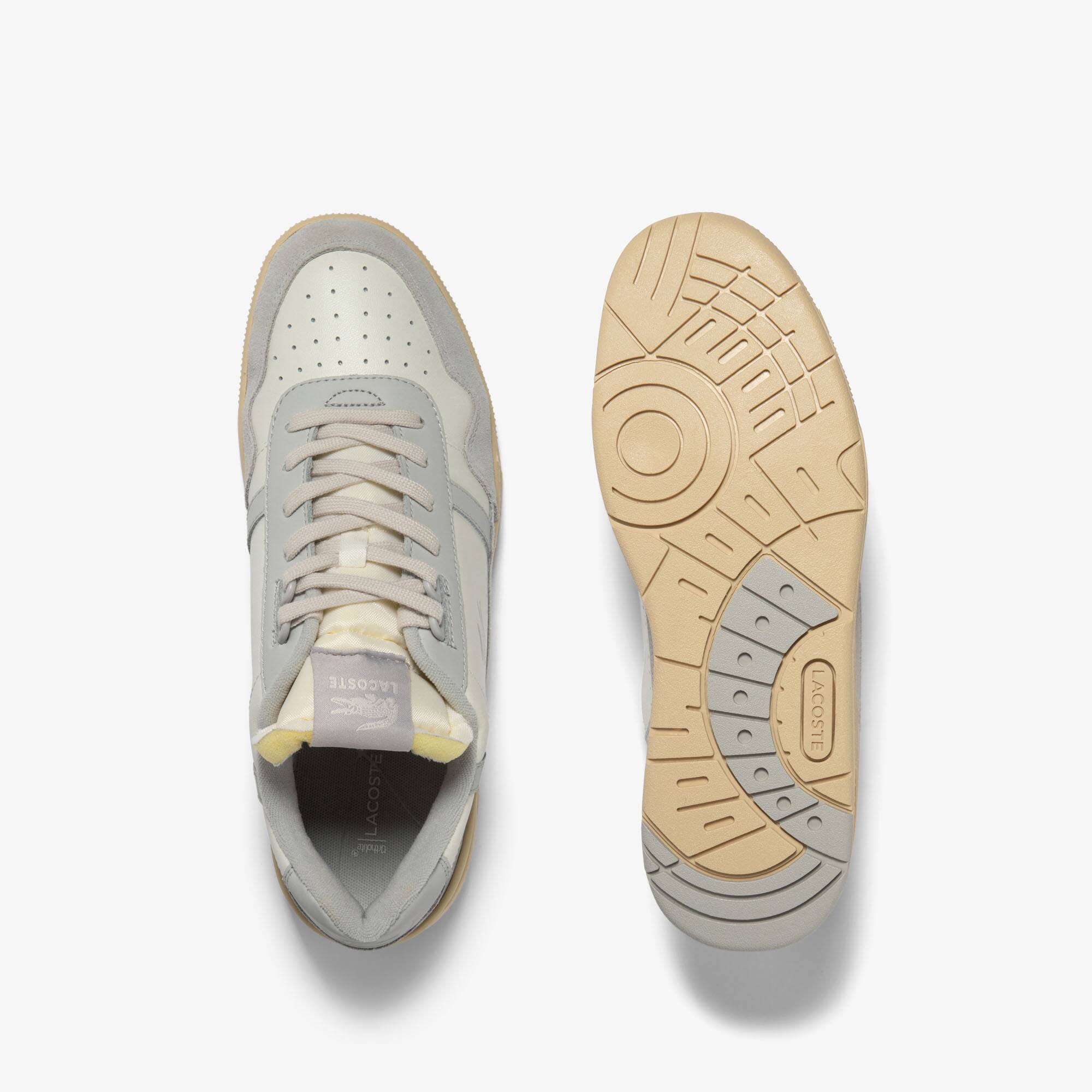 Herren-Sneakers LACOSTE T-CLIP aus Ton-in-Ton Leder Sneakers - Weiss - Lacoste - Herren