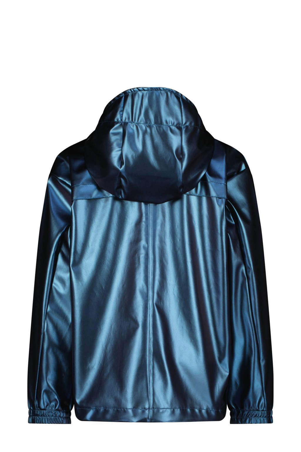 Vingino kids regenjas Lightning blauw metallic