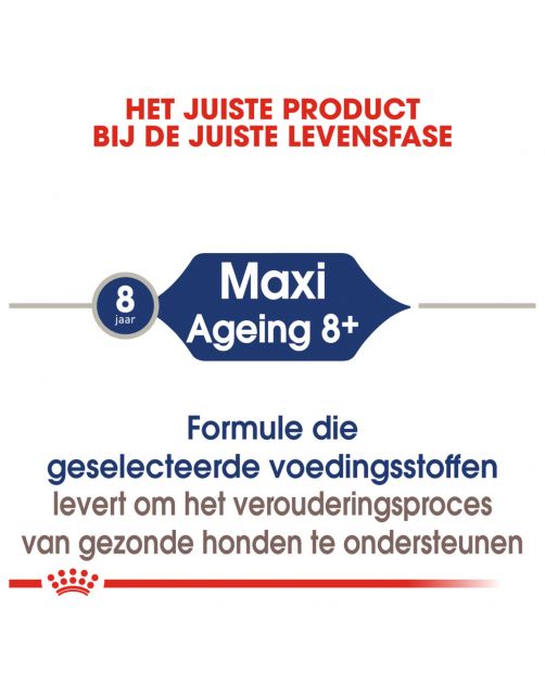 Royal Canin Maxi Ageing 8+ Natvoer - Hondenvoer - 140 g