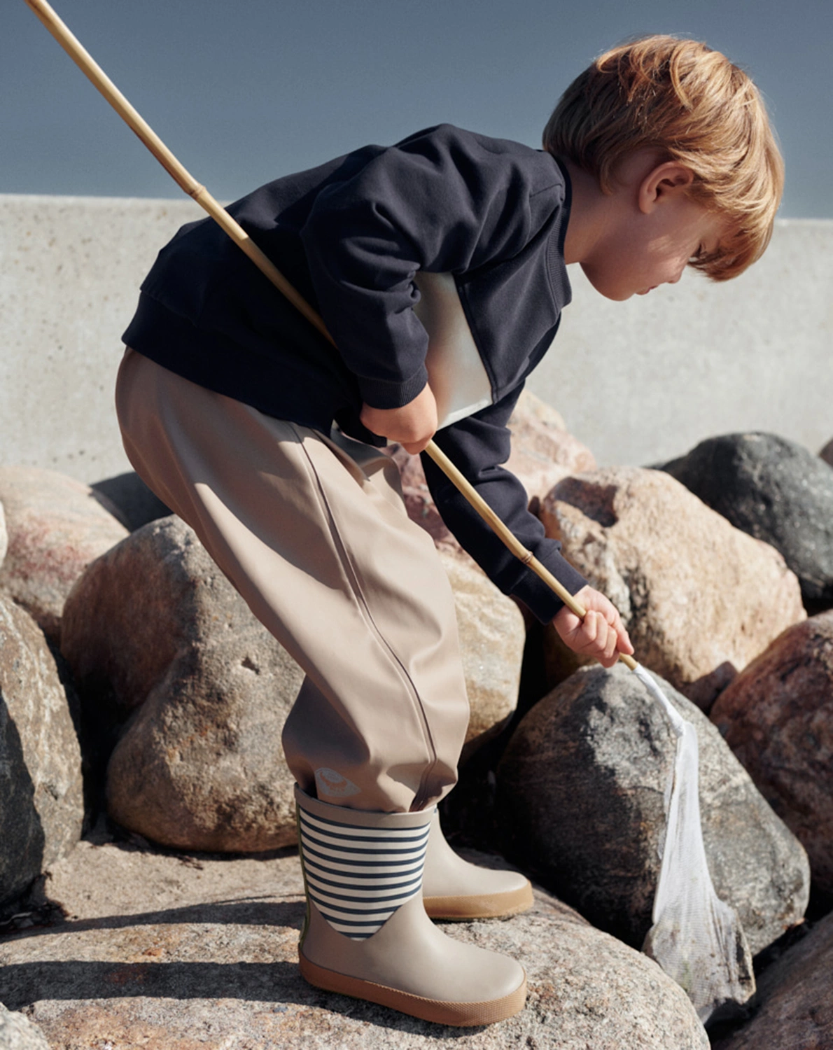 Regenhose OLO in beige stone