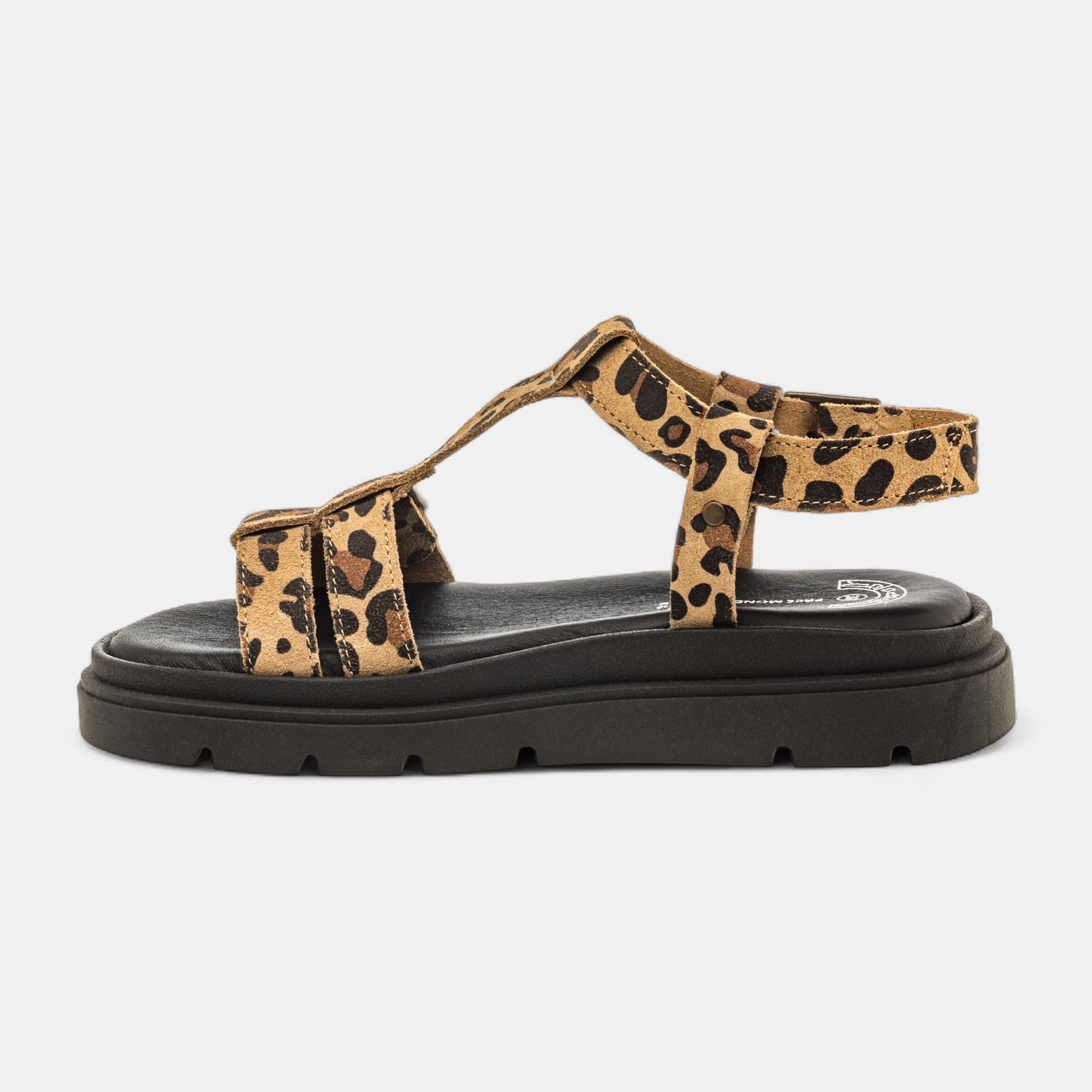 Sandales Femme en cuir beige