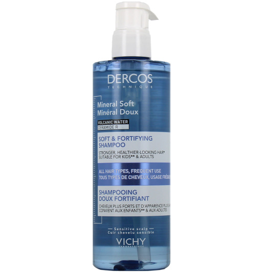 Shampooing minéral doux fortifiant Dercos Vichy