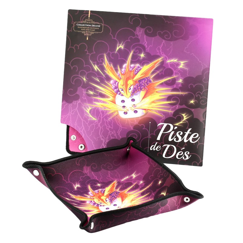 Piste de dés Adelaïde foudre 21 x 21cm