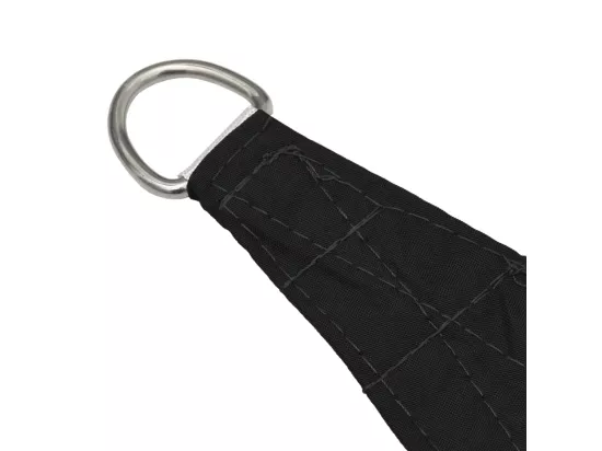 Voile de parasol Tissu Oxford triangulaire 5x7x7 m noir
