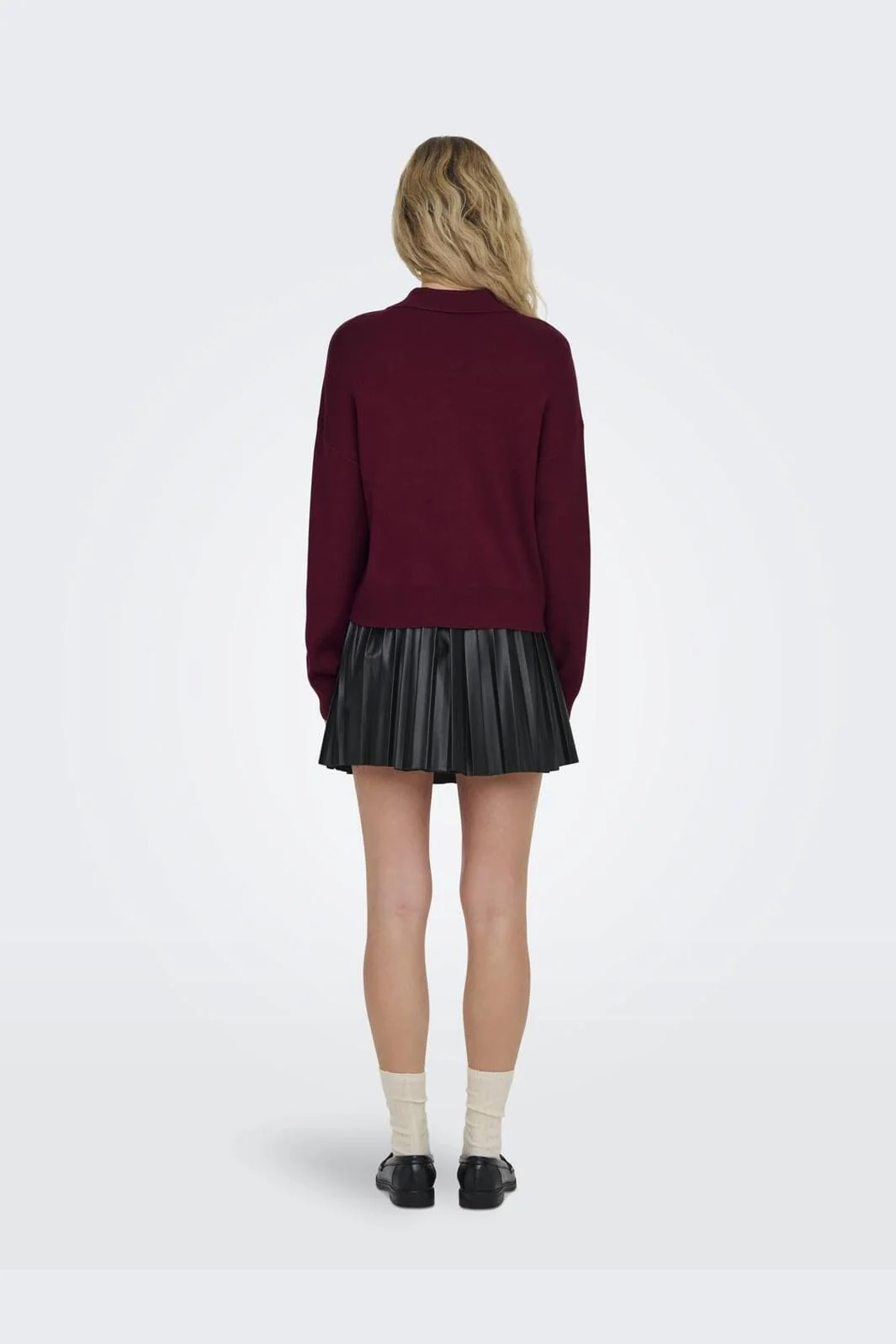 Only Onllucy Ls Polo Neck Knt 4756240 cabernet