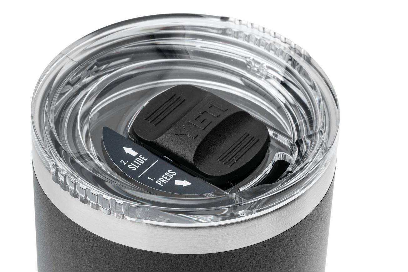 Yeti Rambler Travel Mug 30oz Stronghold Lid, Black, thermos reismok met deksel, 887 ml