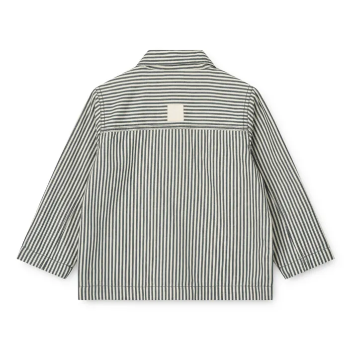 Liewood Veste Bruno Rayée | Bleu gris