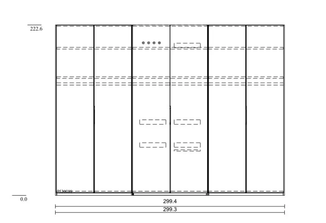 Kleiderschrank Concept me 300 x 223 cm