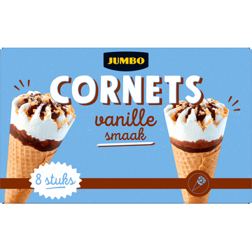 Jumbo Cornets Vanille Smaak 8 Stuks