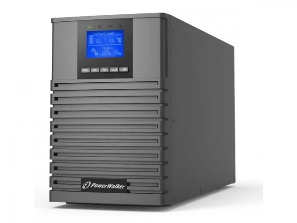 PowerWalker VFI 1000 ICT IoT, Dobbeltkonvertering (online), 1 kVA, 1000 W, Ren sinus, 160 V, 300 V