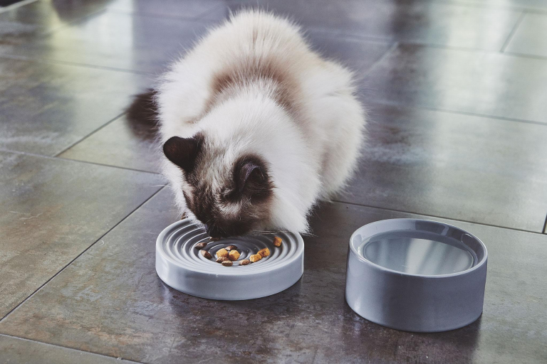 MiaCara Fresco kattenvoerbak Ø14 concrete