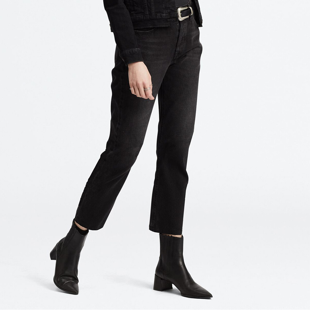 Calça Jeans 501® Cropped da Levi's