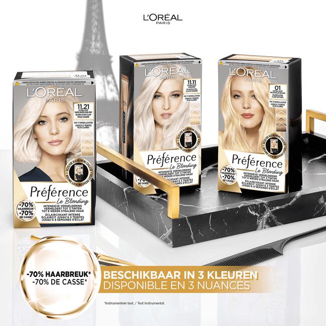 L'Oréal Paris Infinia Preference Cool Haarverf 11.11 Ultra Light