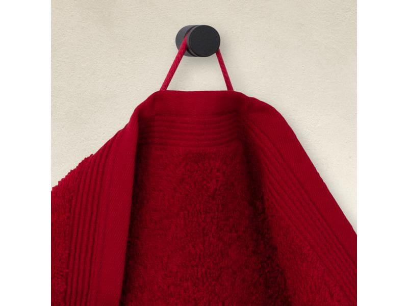 Möve Handtuch Superwuschel 50 x 100 cm, Rot Saugstarkes Frotteetuch mit Biesenbordüre