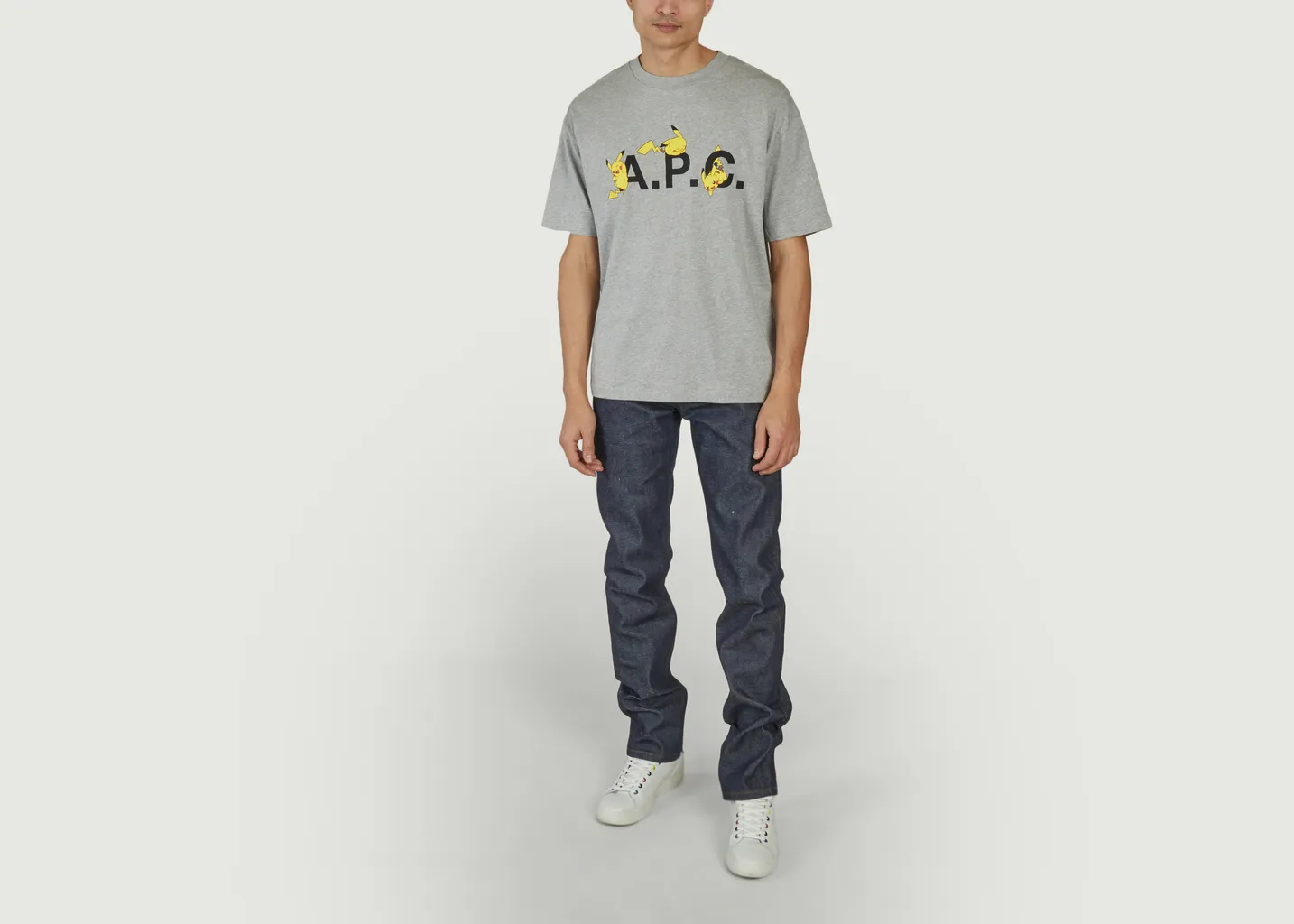 Jean droit New Standard avec patch Pokémon x A.P.C. A.P.C.