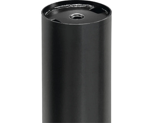 Tarrox ronde tafelpoot, 19 cm diameter, 60 mm in hoogte verstelbaar, zwart