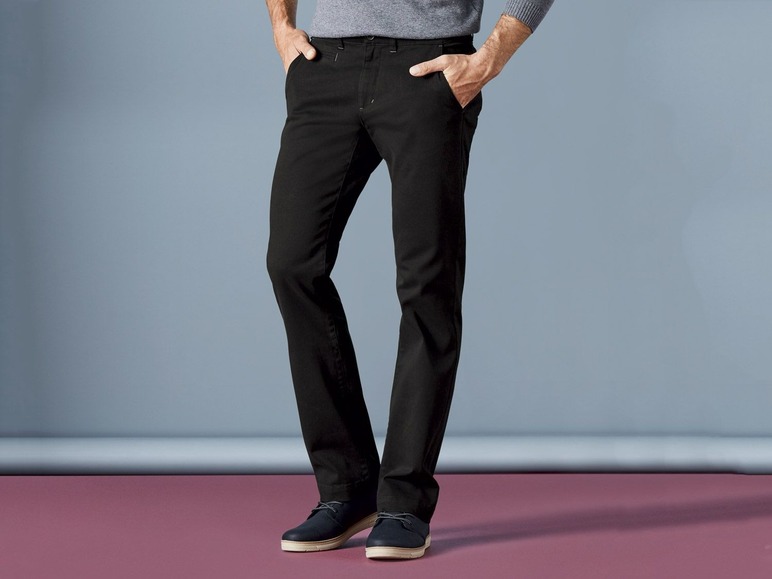 Heren twillbroek straight fit