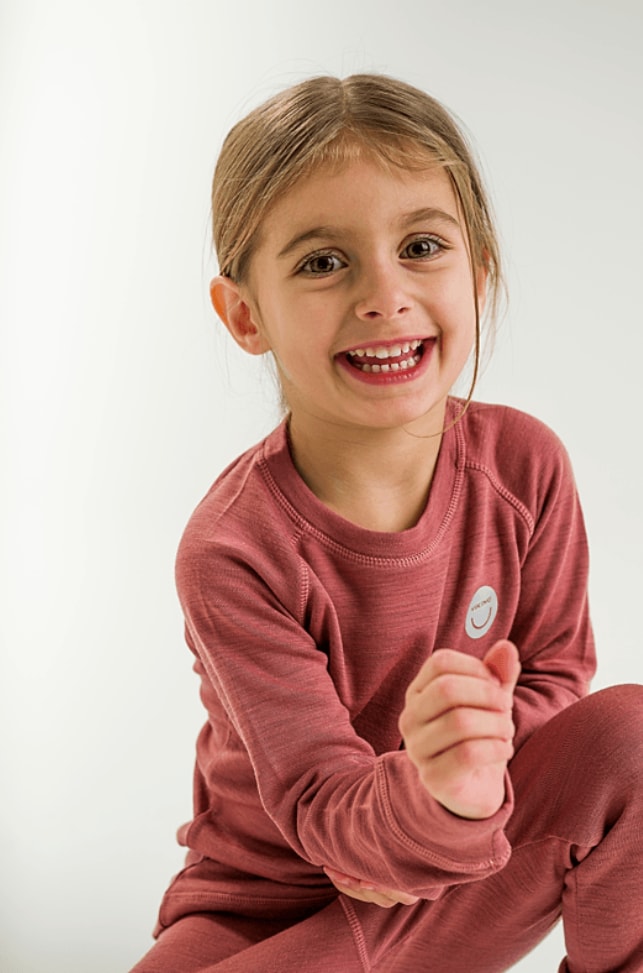 Viking Kids Soft Baselayer Merino Top<br>Varm Top i 2-lag, merino og Bambus