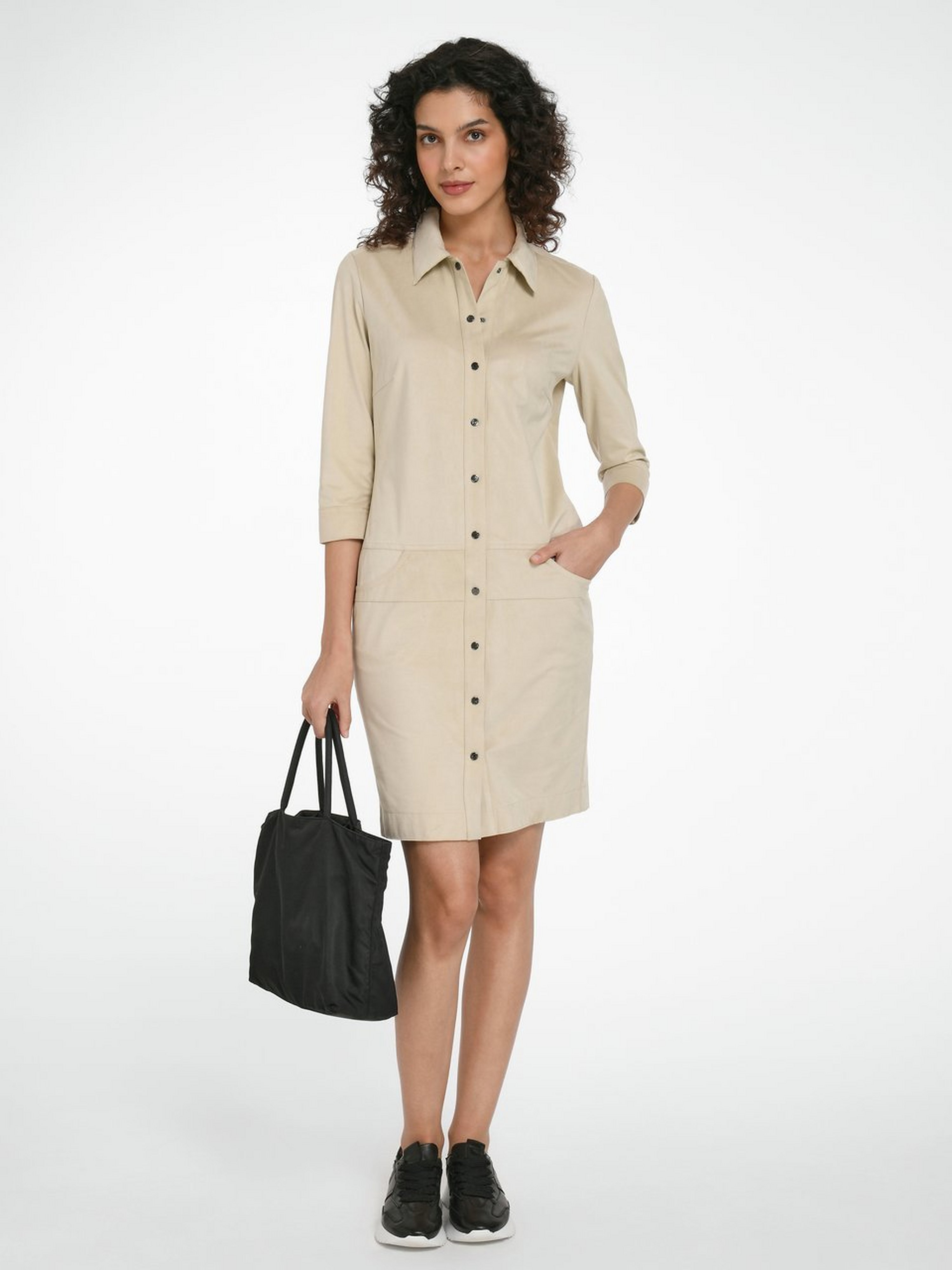 Kleid mit 3/4-Arm