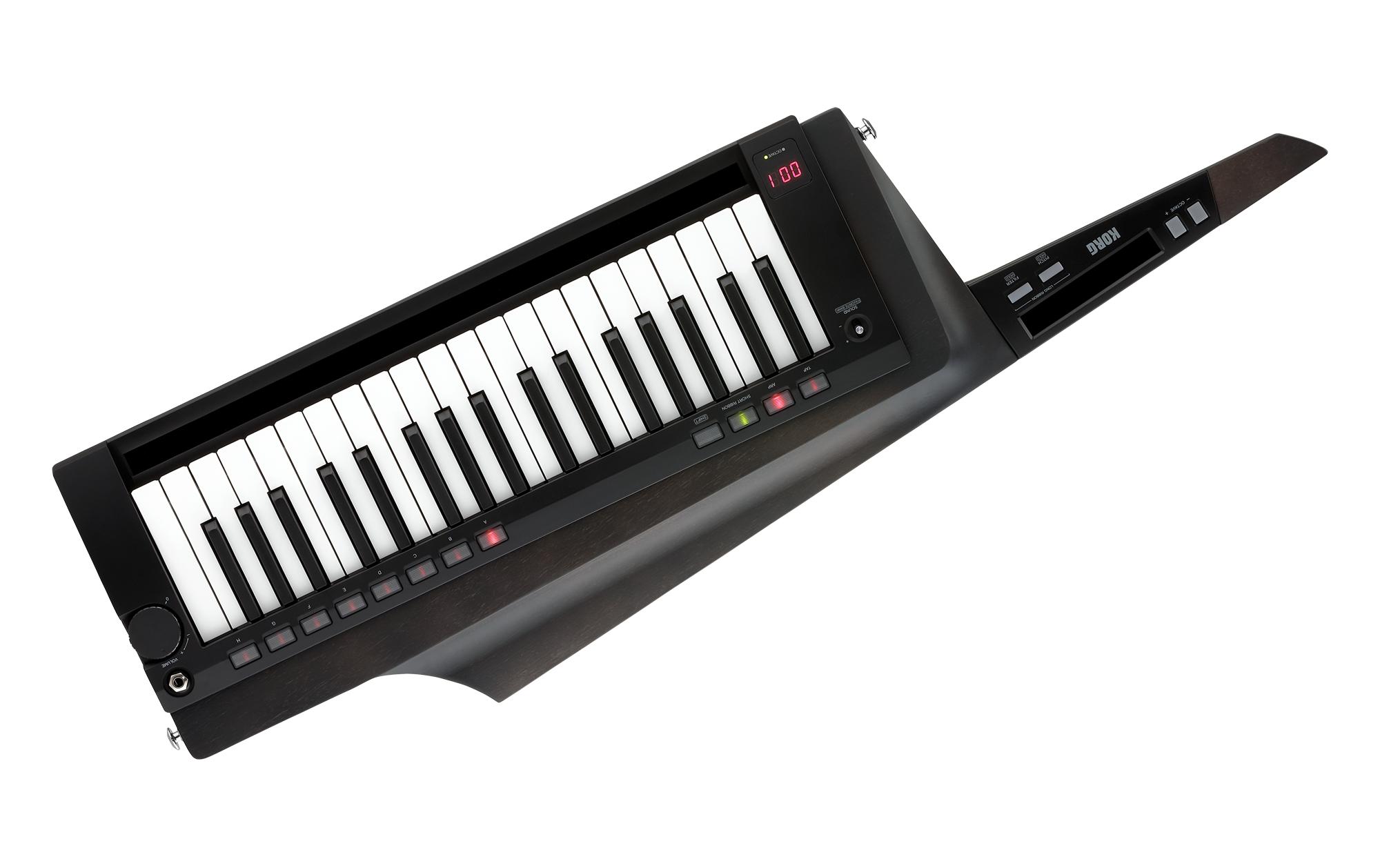 Keytar RK-100S 2 – Schwarz<br>Umhängekeyboard mit ergonomischem Design