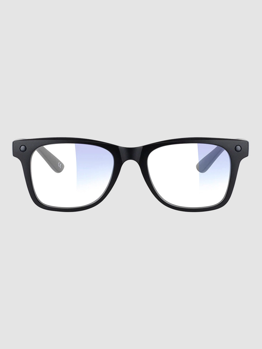 Glassy Harper Premium Gamer Matte Blackout Sunglass clear