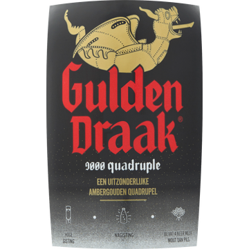 Gulden Draak - 9000 Quadruple - Fles - 330ML
