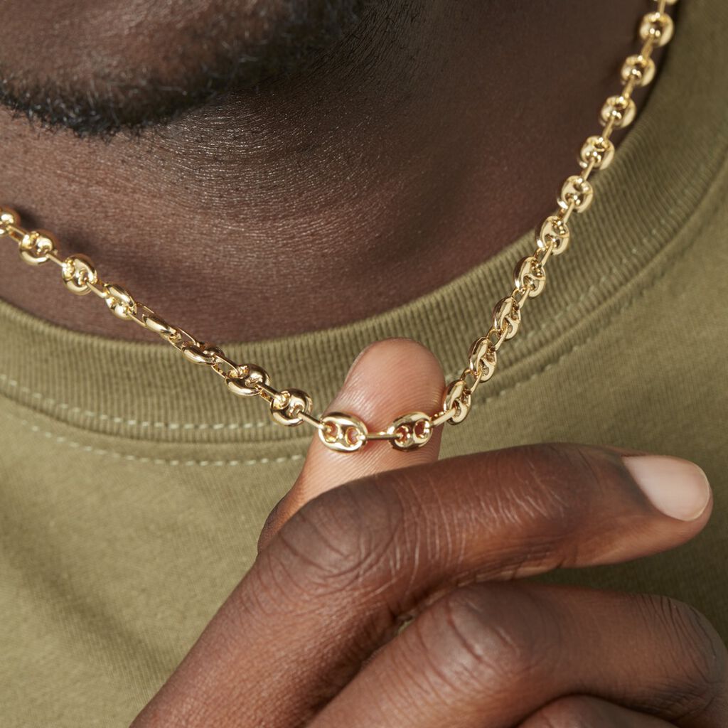 Collier Maille Dami Maille Grain De Cafe Or Jaune