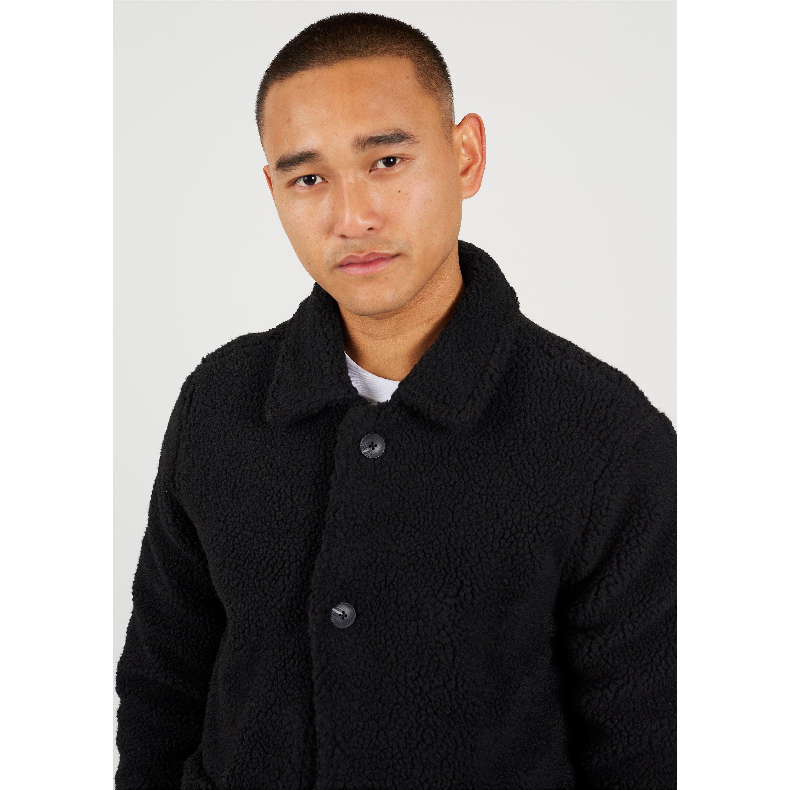 Brave Soul Black Borg Jacket