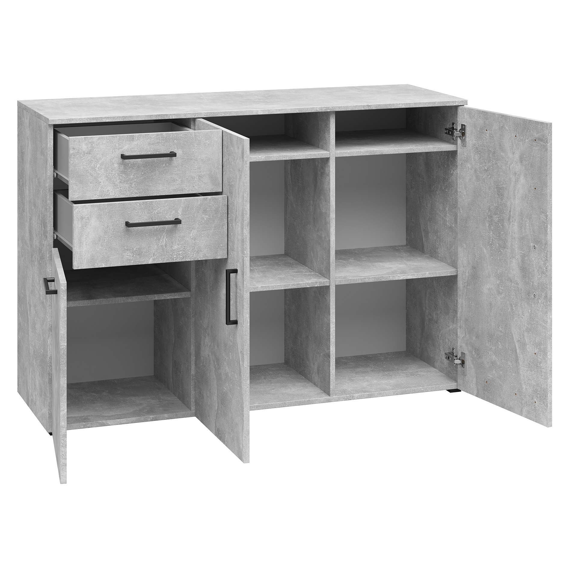 Sideboard - Betonoptik - 120 cm breit