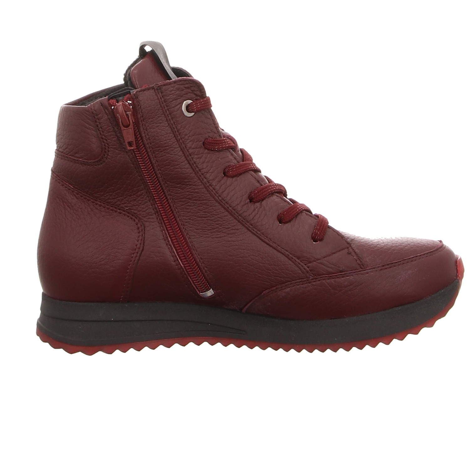 Waldläufer Schnürstiefel rot