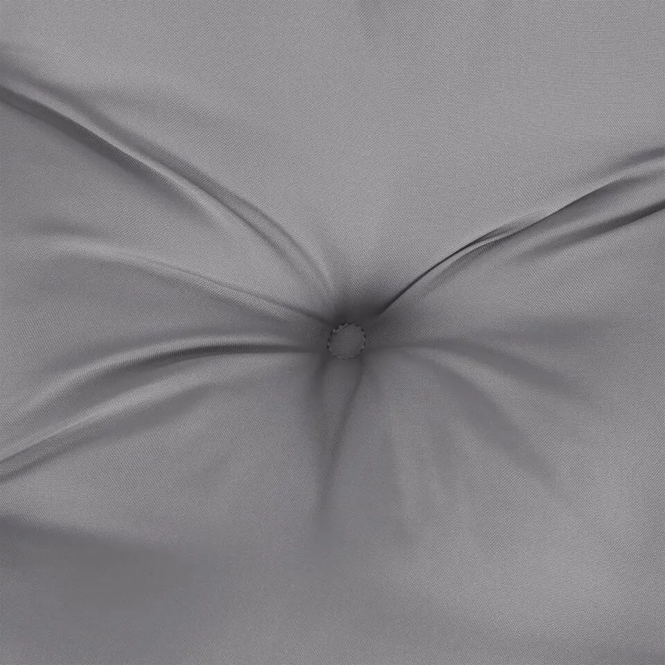 vidaXL - Tuinbankkussen - Grijs - Stof - 150 x 50 x 7 cm