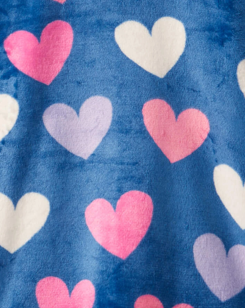 Fleece-Jacke FUN HEARTS in bunt