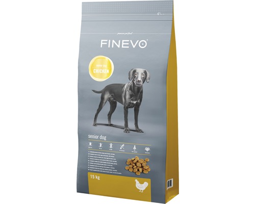FINEVO Senior Dog Droogvoer Kip 15 kg