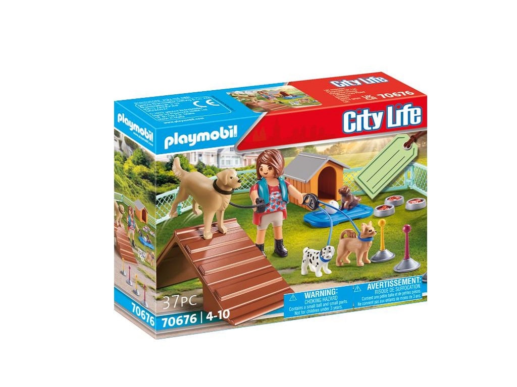 TREINADORA DE CÃES PLAYMOBIL