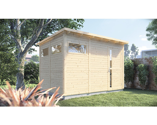 Bertilo Pentus 3 tuinhuis inclusief vloer, 359 x 265 cm, naturel