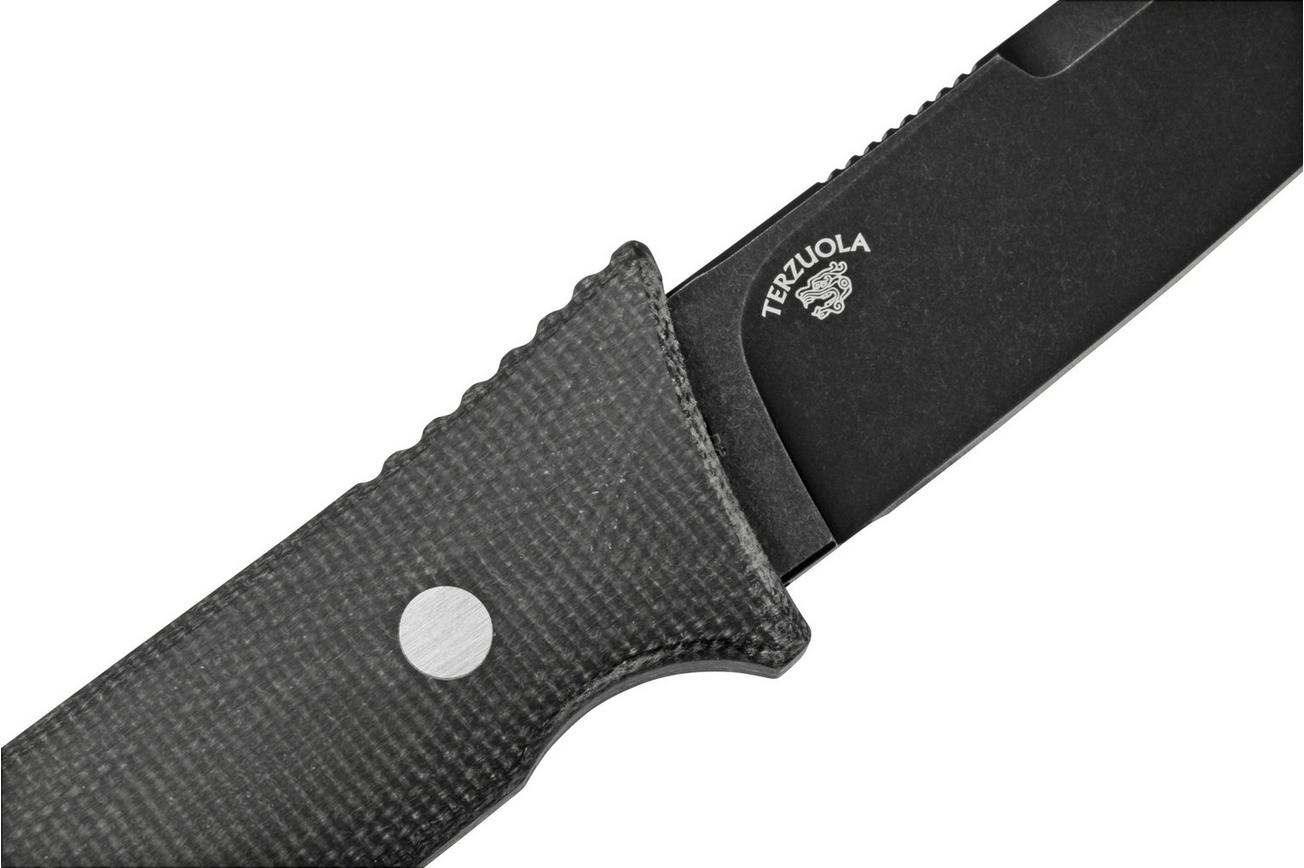 Civivi Tamashii C19046-4 Green Canvas Micarta, Blackwashed vaststaand mes, Bob Terzuola design