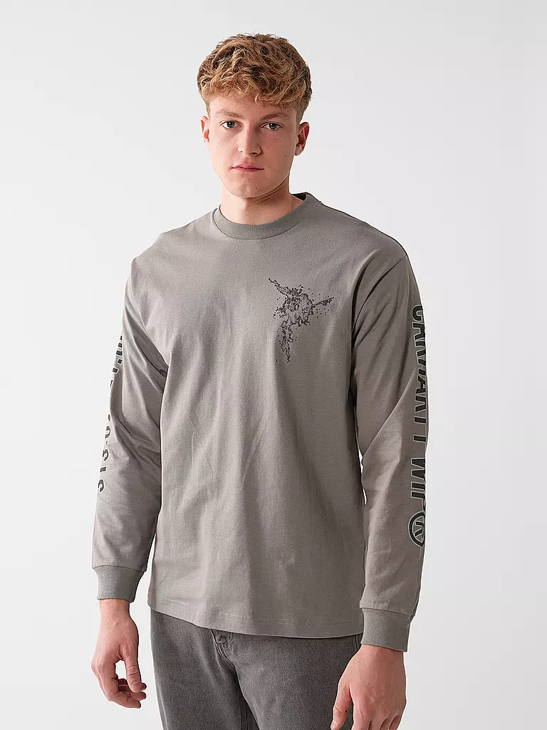 CARHARTT WIP Langarmshirt  grau
