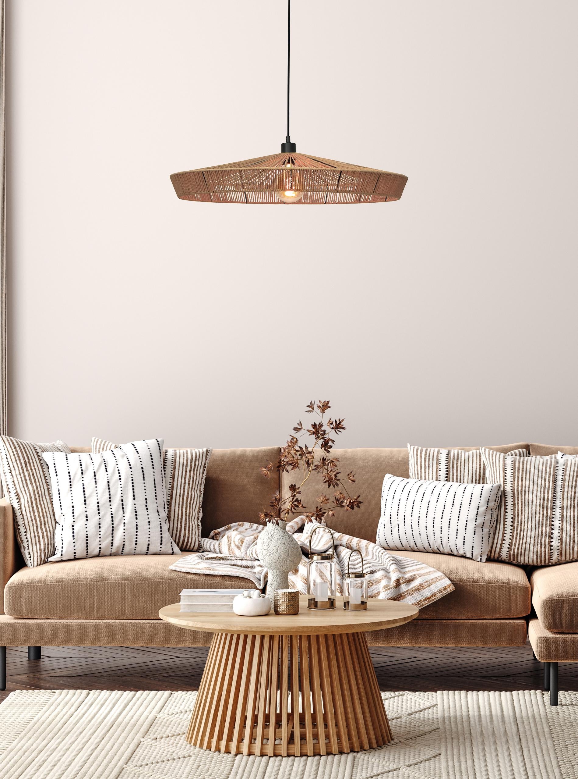 Yunkai hanglamp Ã70 naturel