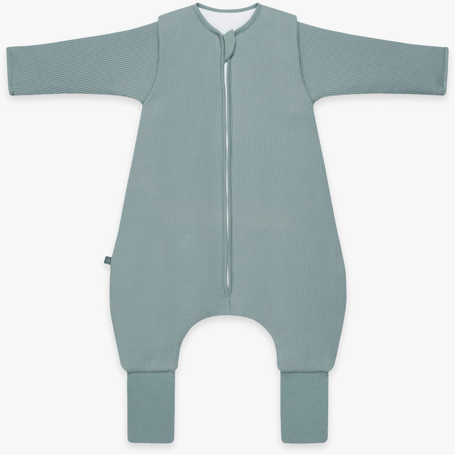 emma & noah Schlafsack mit Füßen Essential Mint