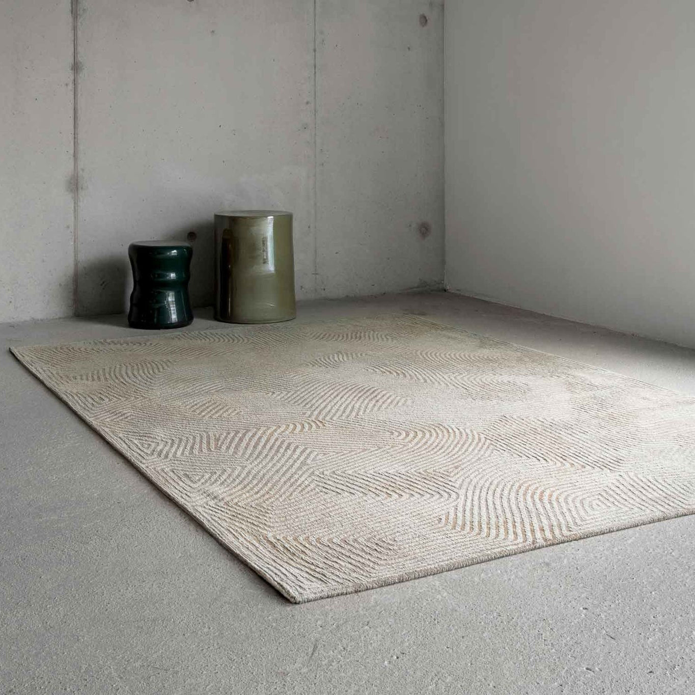 Louis de Poortere Coral Meditation Vloerkleed 200 x 280 cm - Shell Beige